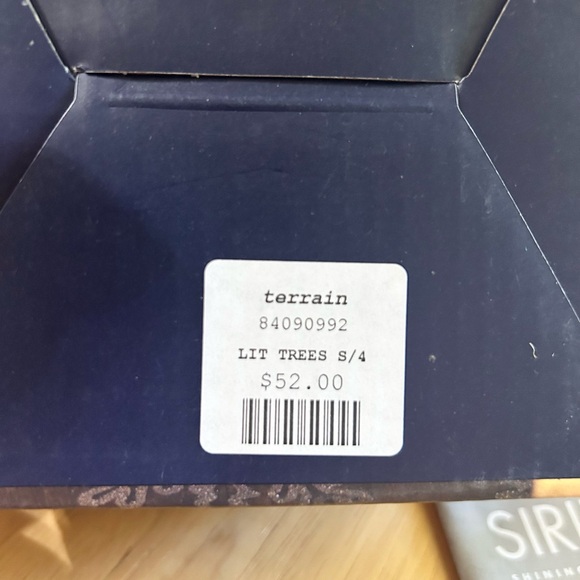 Sirius Mini Tree 4 Piece Set White LED Wax Candles Castle Gate Lights Christmas - Picture 7 of 9